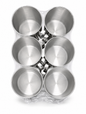 Mugs Set Stainless Steel  of 6 – 9cm Durable Metal Cups for Tea, Coffee & Drinks