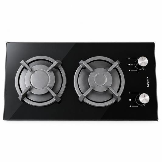 Legacy Hob 2Burner Built-in Glass