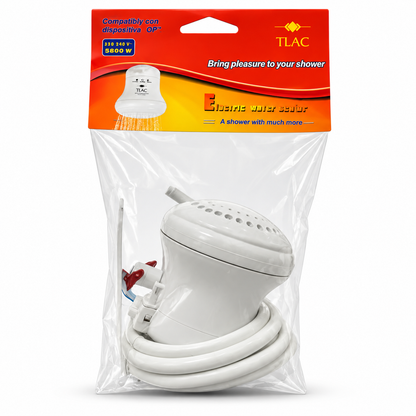 TLAC Shower Head Instant Hot Water Heater with Salty Normal Tap and Borehole Power Protection IP24