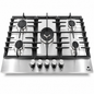 Tlac Hob 5 Gas with 1 Wok Burner Stainless Steel 90cm TGH9034SS
