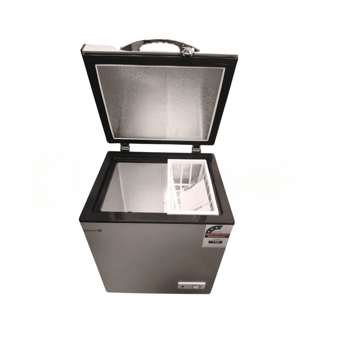 Volsmart Chest Freezer, Silver 110l