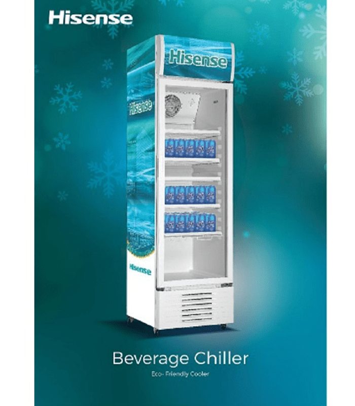 Hisense Fridge FL-37FC 282L Showcase Chiller Fridge