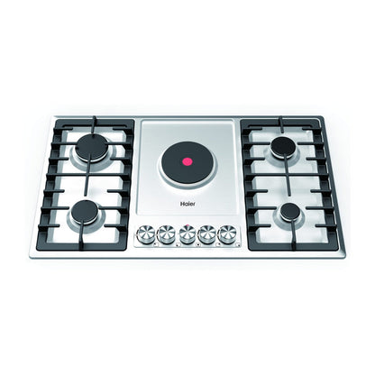 Haier Hob Built-In 4 +1 Cooker Stainless Steel HOB - F86MS