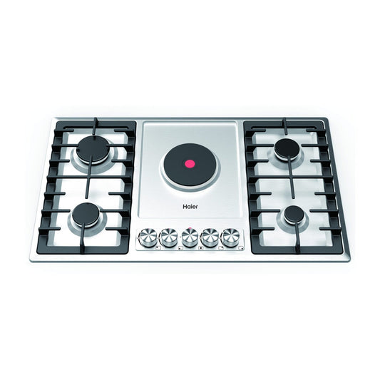 Haier Hob Built-In 4 +1 Cooker Stainless Steel HOB - F86MS