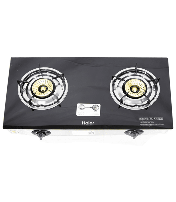 Haier Cooker, Gas Burner Stove Glass Top - TCCK210EG