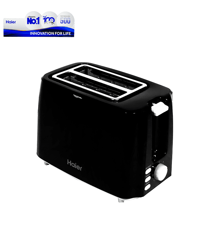 Haier Toaster 2 Slice Toaster HTA01301-GS Electric - Black