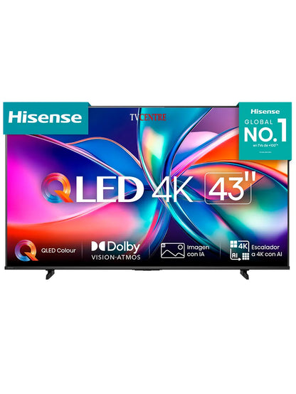 Hisense TV 43" Q6QKEN 4K UHD QLED Smart TV with VIDAA OS &amp; Dolby Audio
