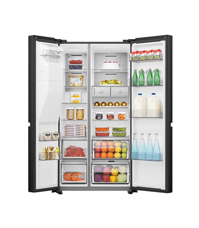 Hisense Fridge 628 Liters side by side with water Dispenser