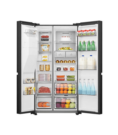 Hisense Fridge 628 Liters side by side with water Dispenser