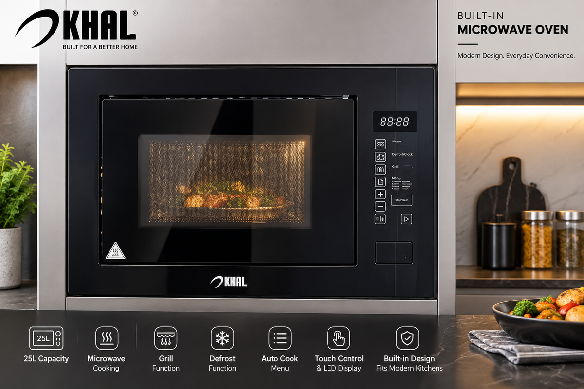 Khal Microwave Built-in With Grill 25L ID-MOE-25L