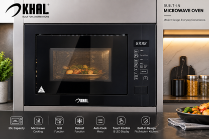 Khal Microwave Built-in With Grill 25L ID-MOE-25L