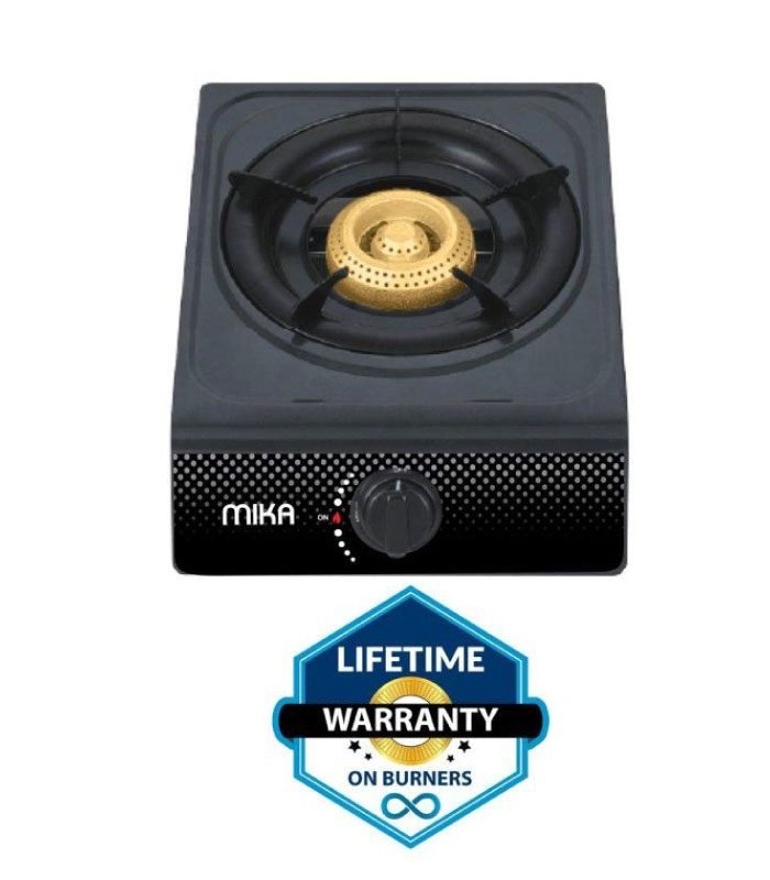 Mika Cooker, Gas Stove, Table Top, Non Stick, 1 Burner