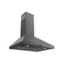 Mika Chimney Hood, Pyramid, 60cm, Push Button, Black MHP611BB