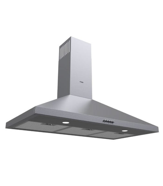 Mika Chimney Hood, Pyramid, 90cm, Push Button, S.S MHP912BX