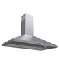 Mika Chimney Hood, Pyramid, 90cm, Push Button, S.S MHP912BX