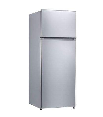 Mika Fridge 201Ltr , Direct Cool, Double Door Top Mount, Line Silver MRDCD207LS