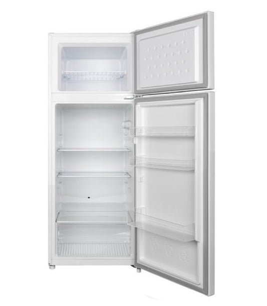 Mika Fridge, 211L, Direct Cool, Double Door, Line Silver Dark MRDCD211LSD