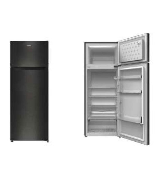 Mika Fridge, 211L, Direct Cool, Double Door, Dark Matt SS MRDCD211LSD