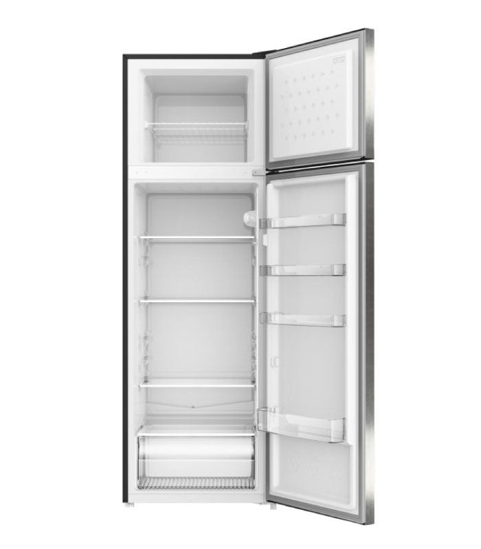 Mika Fridge, 261L, Direct Cool, Double Door, Line Silver Dark MRDCD261LSD