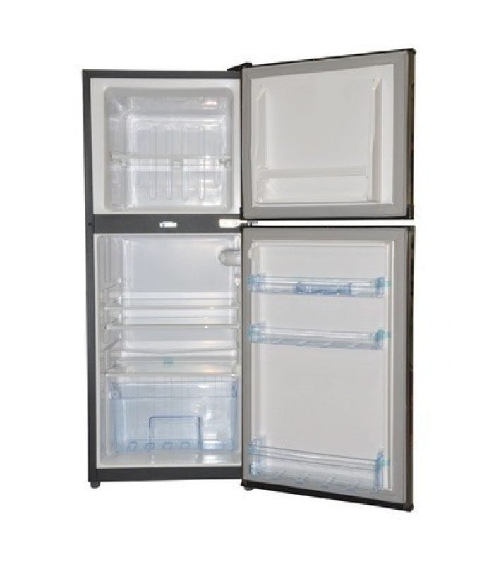 Mika Fridge, 118L, Direct Cool, Double Door, Black Brush MRDCD70BBR(MRDCD70XSF)