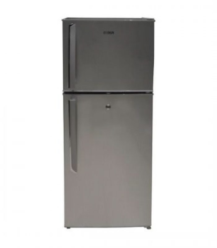 Mika Fridge, 118L, Direct Cool, Double Door, Silver Brush MRDCD70SBR