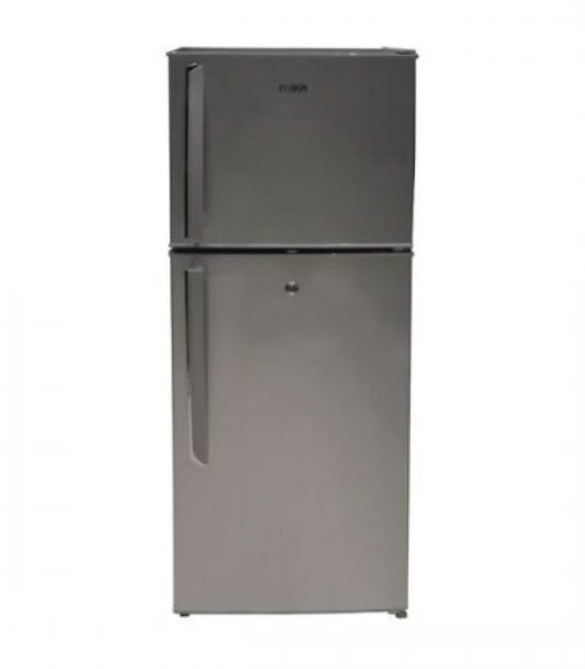 Mika Fridge, 118L, Direct Cool, Double Door, Silver Brush MRDCD70SBR