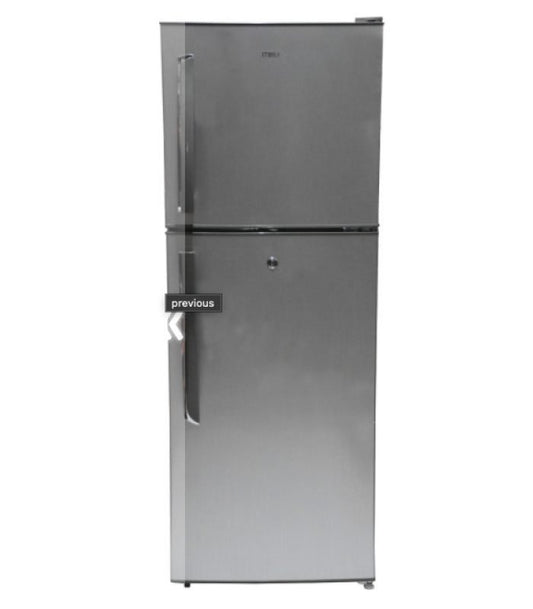Mika Fridge, 138L Direct Cool, Double Door, Line Silver Light