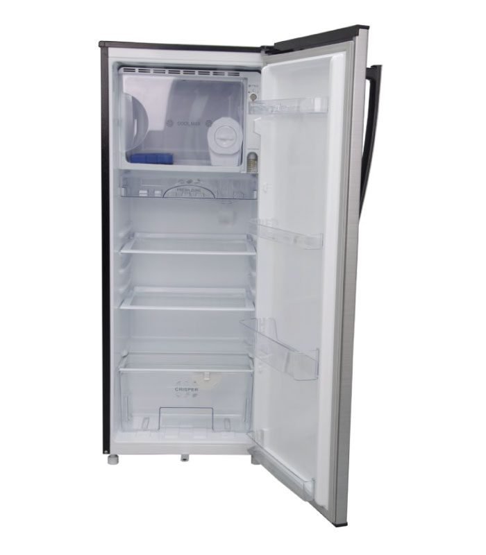 Mika Fridge, 170L Direct Cool, Single Door, Line Silver Light MRDCS170LSL