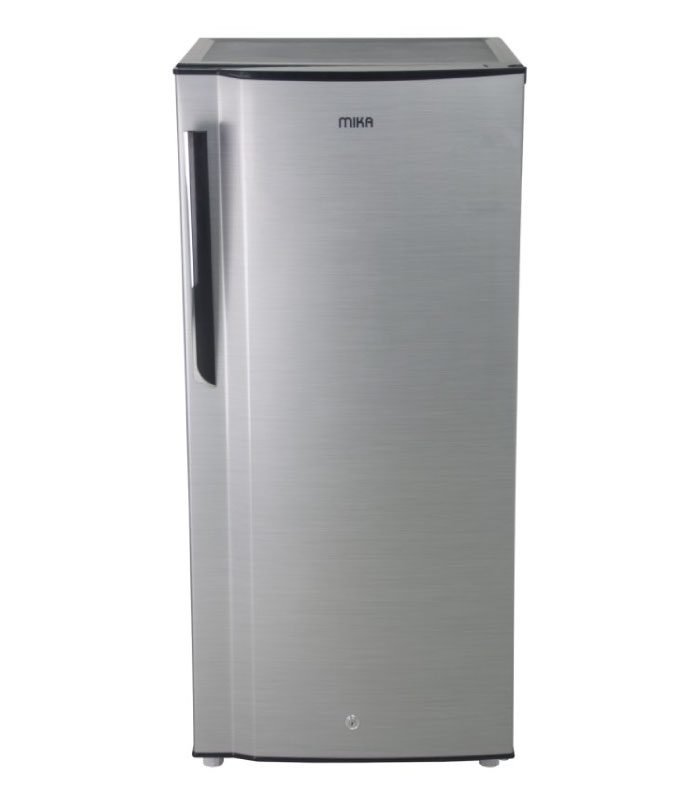 Mika Fridge, 190L Direct Cool, Single Door, Line Silver Dark MRDCS190LSD