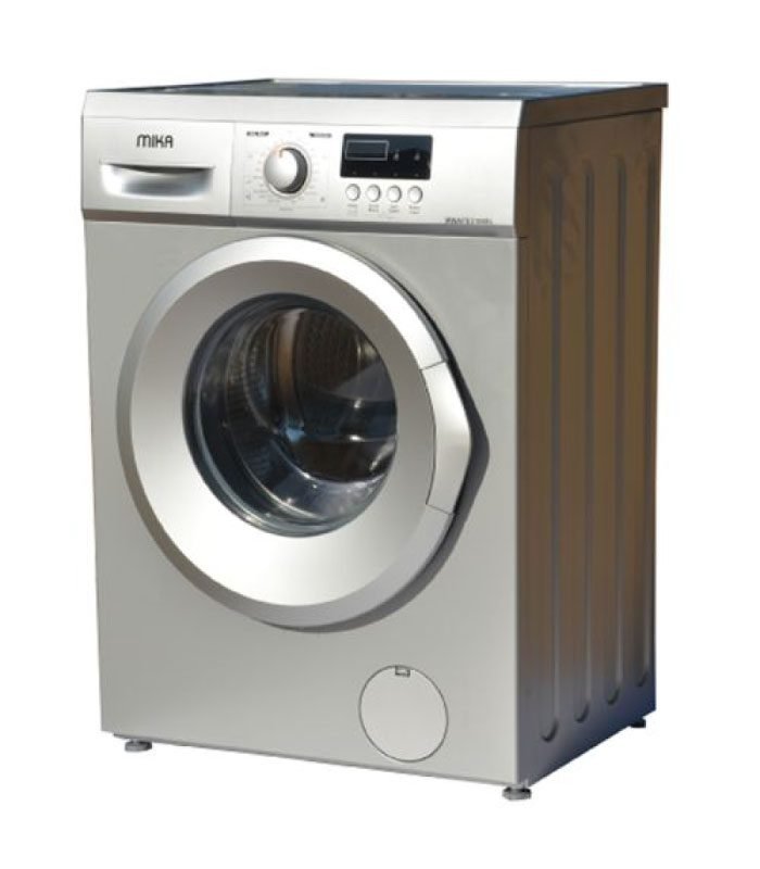 Mika , Washing Machine, Fully-Automatic, 7Kgs - Silver MWAFS3107SL