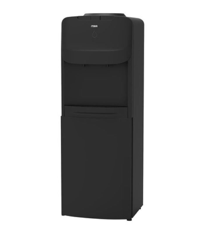 Mika Dispenser, Standing , Hot &amp; Electric cooling, with cabinet, Black MWD2301