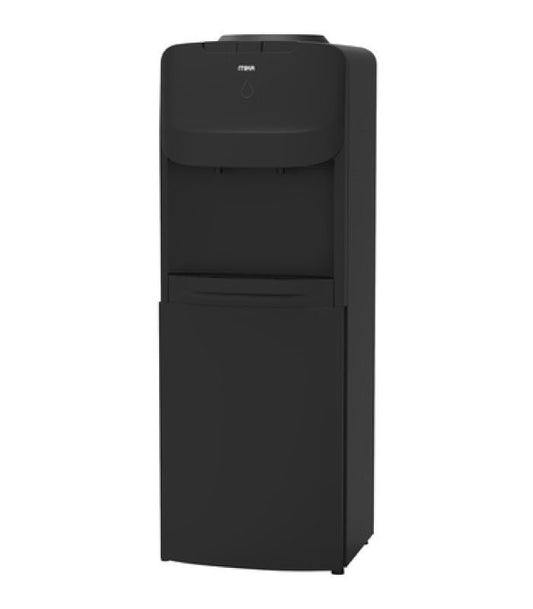 Mika Dispenser, Standing , Hot &amp; Electric cooling, with cabinet, Black MWD2301