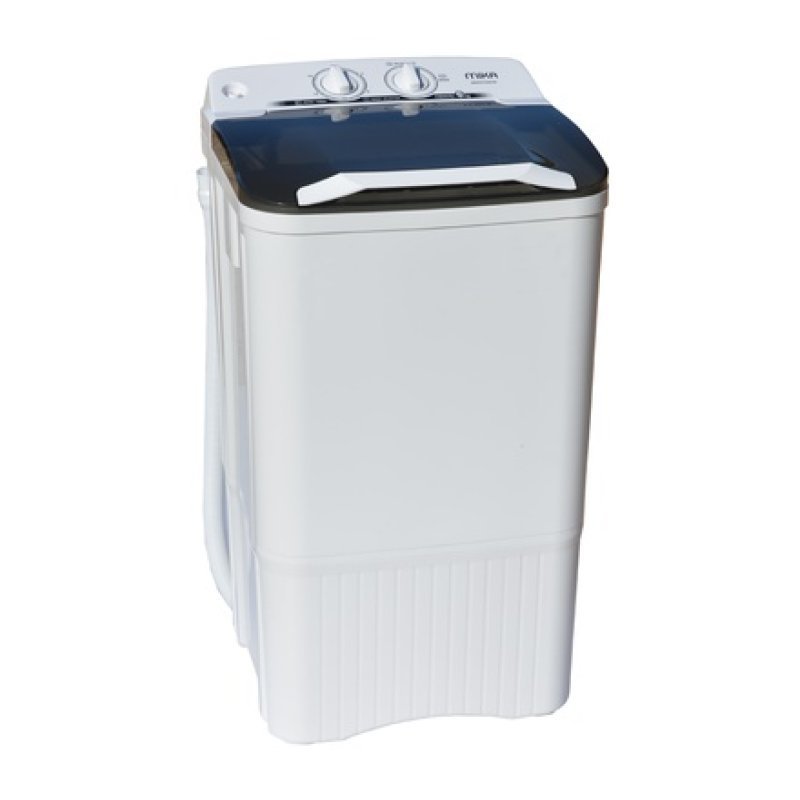 Mika  Washing Machine, 6kg, Semi Automatic, Single Tub, White &amp; Grey MWSTS2106