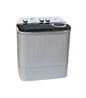 Mika Washing Machine, 6kg, Semi Automatic, Twin Tub, White &amp; Grey MWSTT2206