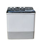 Mika Washing Machine, 10kg, Semi Automatic, Twin Tub, White &amp; Grey MWSTT2210