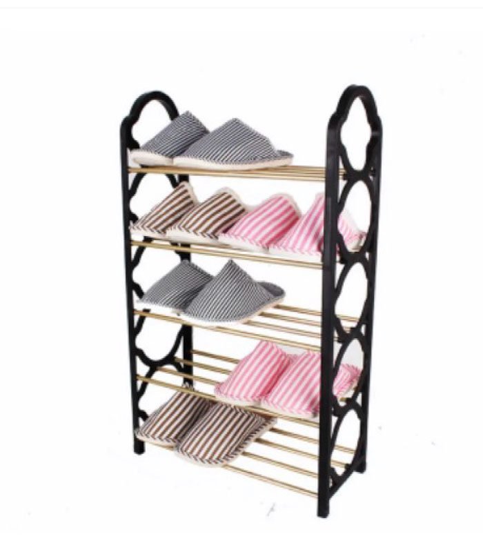 Nunix Shoe rack, 5 Tier Free Standing Shoe Rack Organizer SR5L