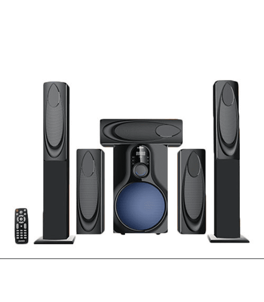 Euroken Speaker Home Theatre 5.1Ch  Speaker System 120W R.M.S Sub Woofer P.M.P.O 15000W B EK-58K5