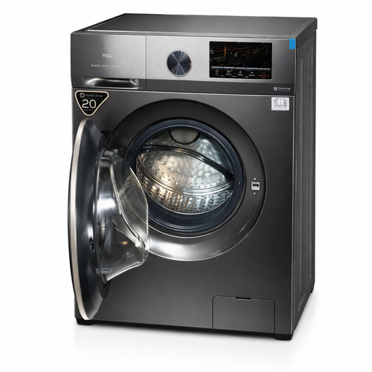 TCL Washing Machine 10/6KG C2110WDG  Front Load Washing Machine and Dryer, Fully Automatic, 1200RPM, Steam Wash, DD Motor, A+++ Energy Saving