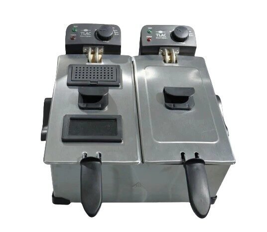 TLAC Deep Fryer Double Pots 6Litres 2750W TL-DF-06L