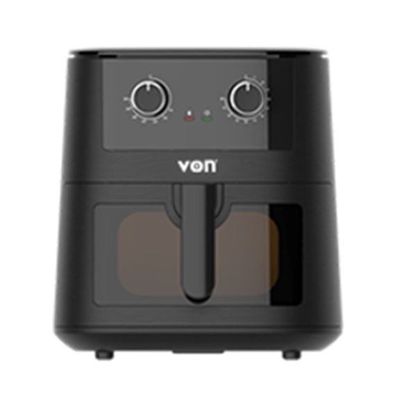 Von Air Fryer, Pan capacity 6.5L with non-stick coating  VAF065MCK