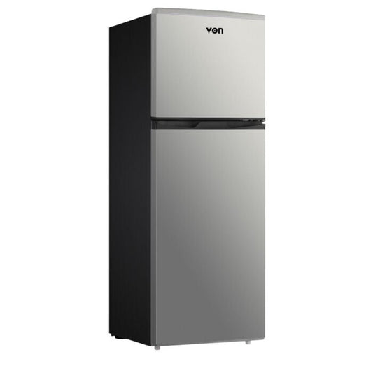 Von Fridge Double Door 175 Litres Silver VRT-175DRHS