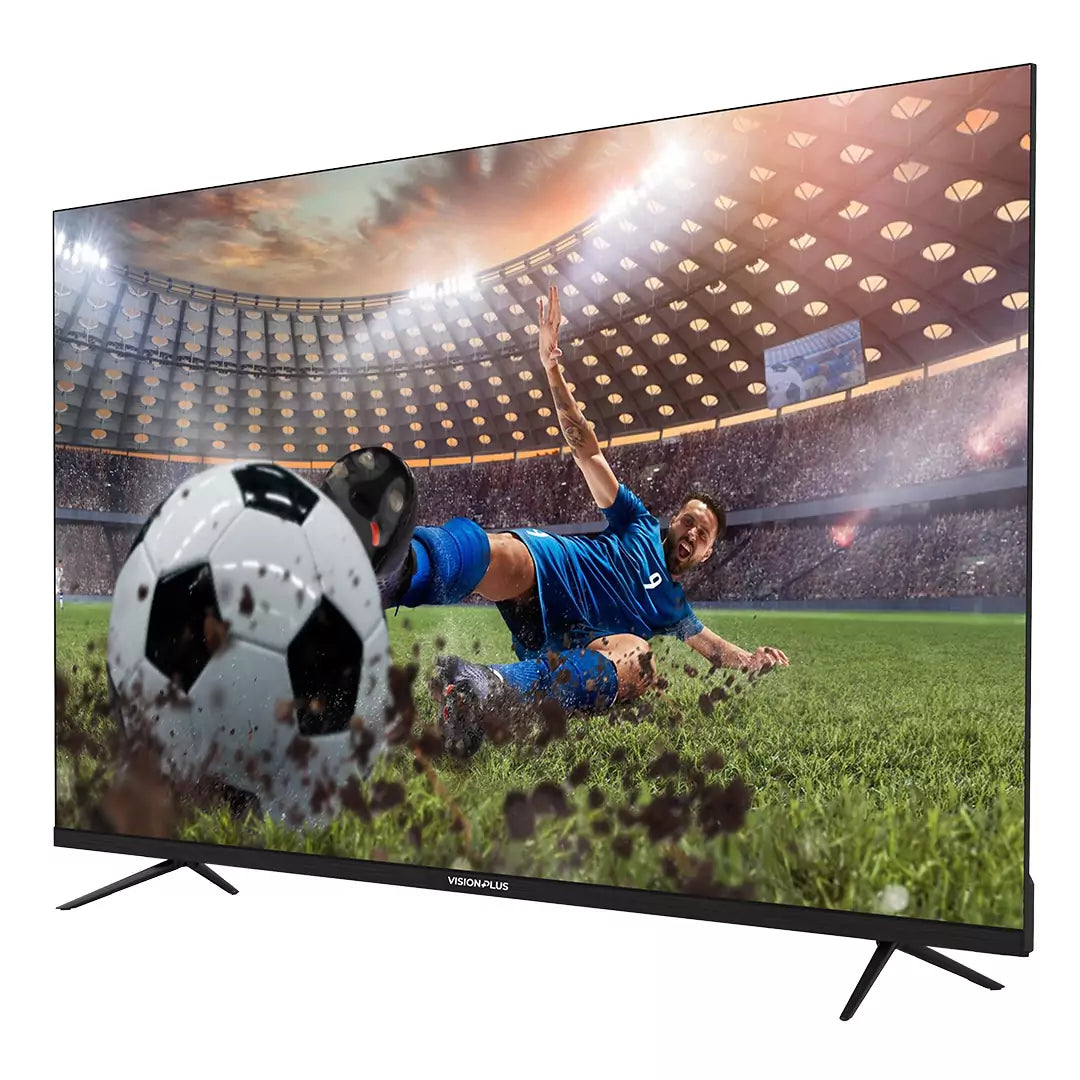 Vision Plus 50” 4K UHD Frameless VIDAA Smart TV VP8850KV, Netflix, YouTube, HDR  Black