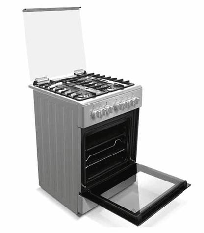Haier Cooker, 4 Gas 60X60 Cooker with Electric Oven - HCR2040EES