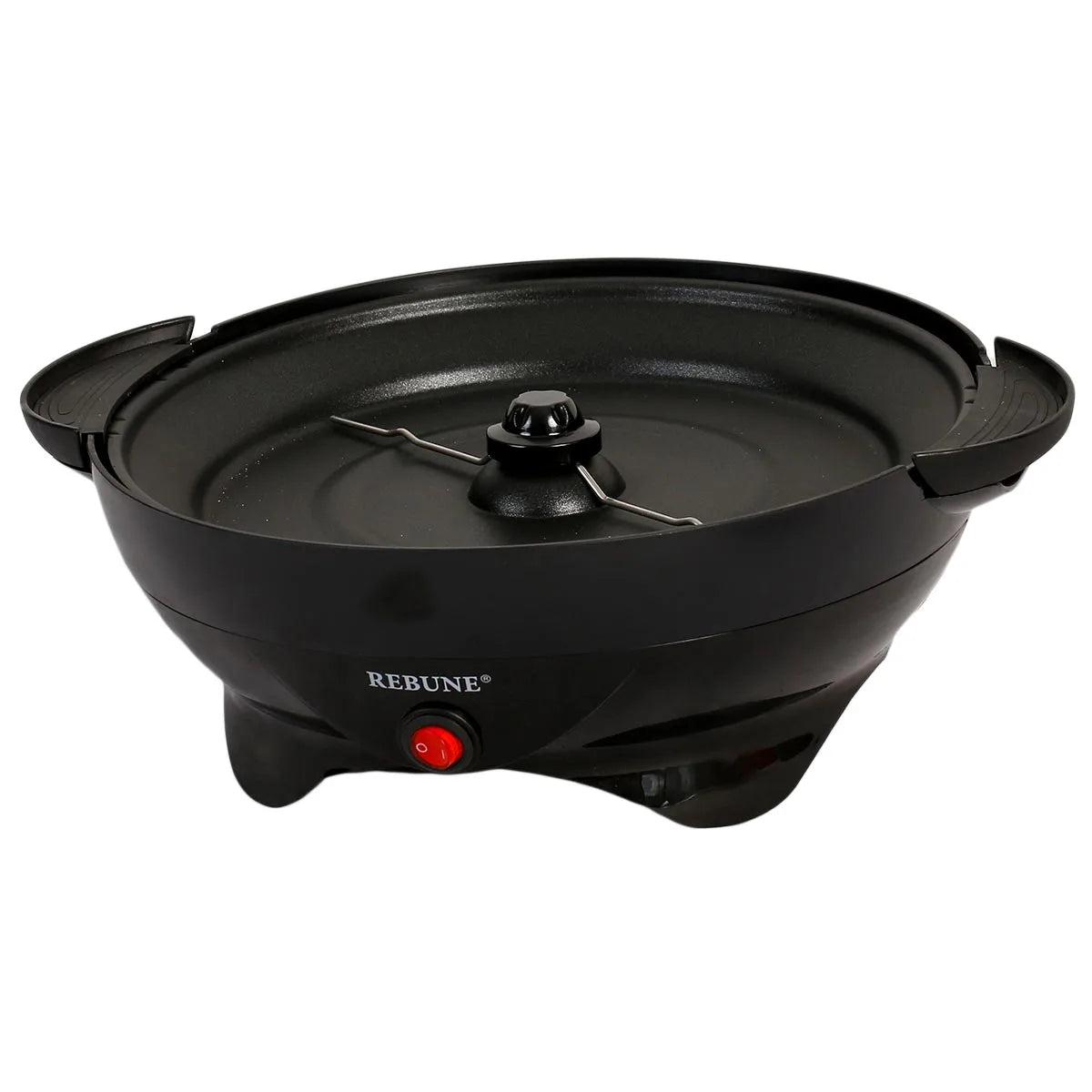 Rebune Popcorn Maker RE-5-045 800W, 24 Cups Capacity, Non-Stick, Detachable Plate, Electric Popcorn Machine