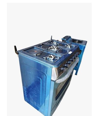Amaze Cooker 4 Gas Burners Standing Cooker - 1 Electric Rapid Hot plate