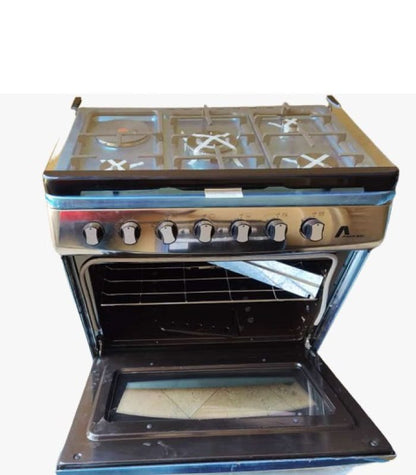 Amaze Cooker 4 Gas Burners Standing Cooker - 1 Electric Rapid Hot plate