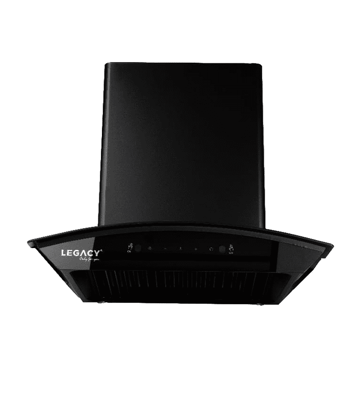 Legacy Smoke Extractor,60cm Hood Inbuilt, With Smoke Outlet Accessories for Drilling Inside,Black