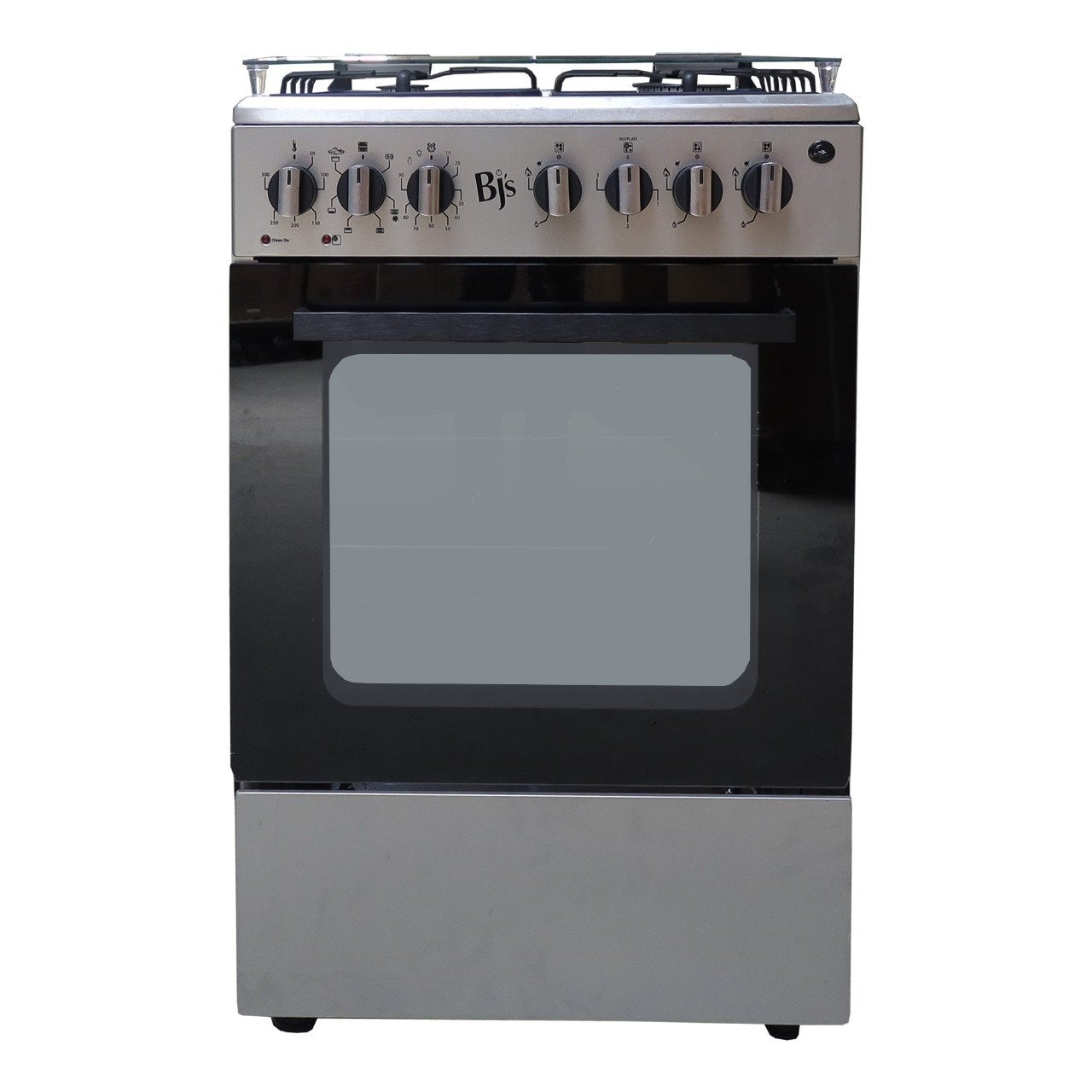 BJS Cooker, Elite Model 60x60 3+1 Electric/Gas Cooker - W/ Turbo Fan - Oven 60L Capacity