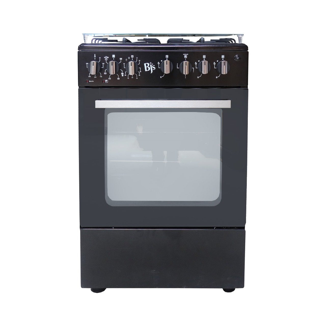 BJS Cooker, Elite Model 60x60 3+1 Electric/Gas Cooker - W/ Turbo Fan - Oven 60L Capacity