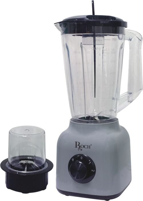Roch Blender 2-in-1 With Grinder Gray